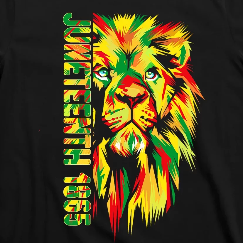 Juneteenth African American Black Lion 1865 King T-Shirt