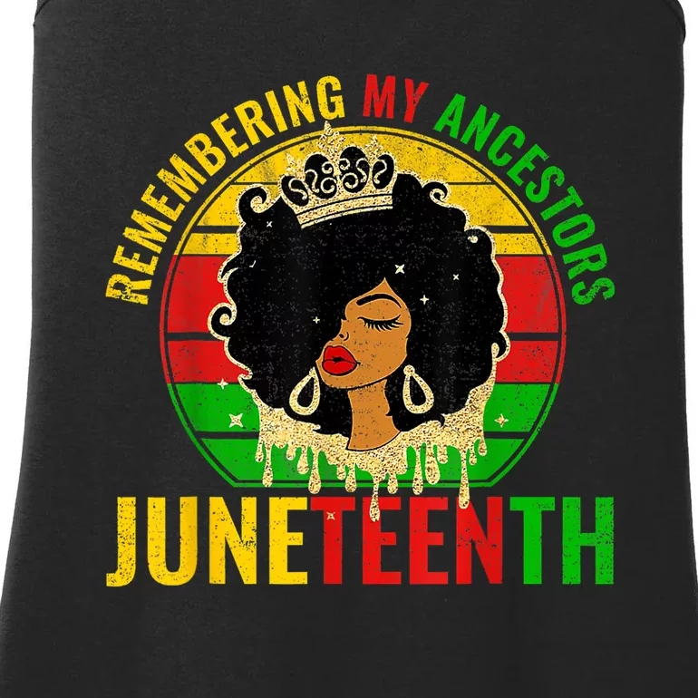 Juneteenth African American Ladies Essential Tank