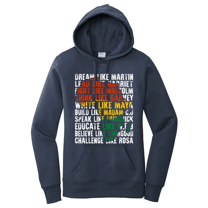 Juneteenth African American Blm Black History Month Freedom Funny Gift Women's Pullover Hoodie