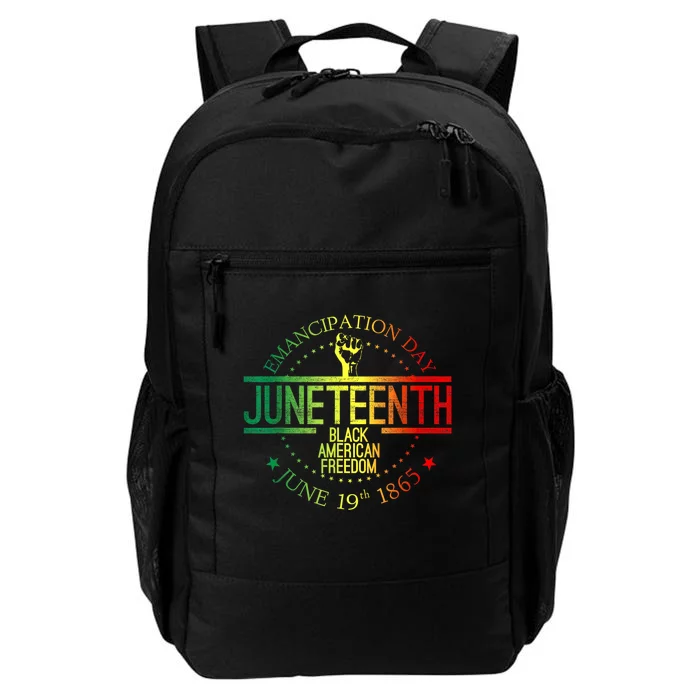 Juneteenth African American Freedom Black History June 19 Daily Commute Backpack