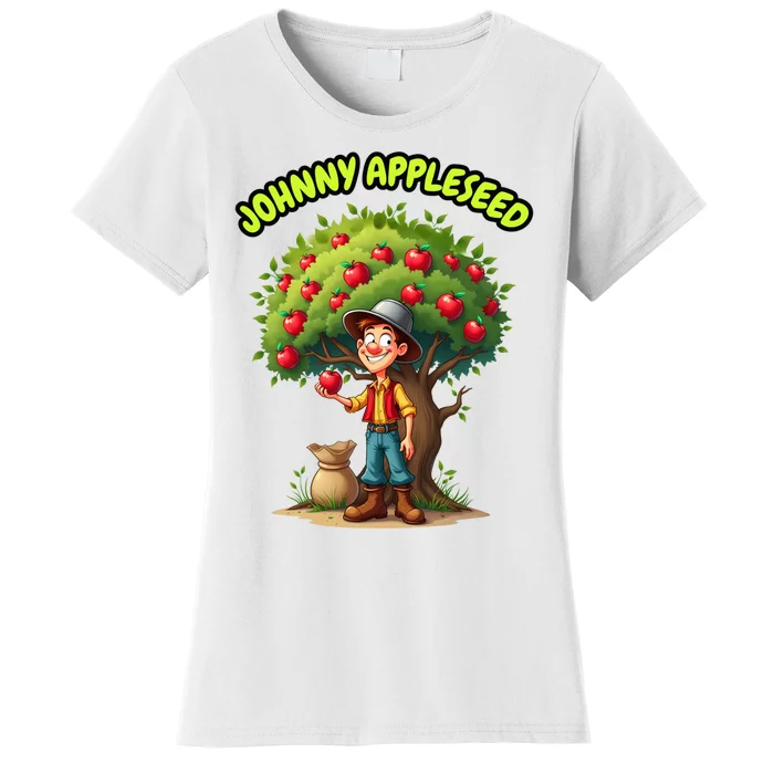 Johnny Appleseed Apple Day Sept 26 Celebrate Legends Women's T-Shirt