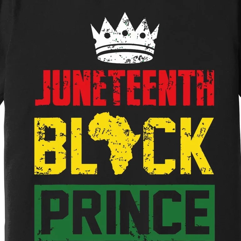 Juneteenth Afro American Boy Son Family Matching Juneteenth Premium T-Shirt