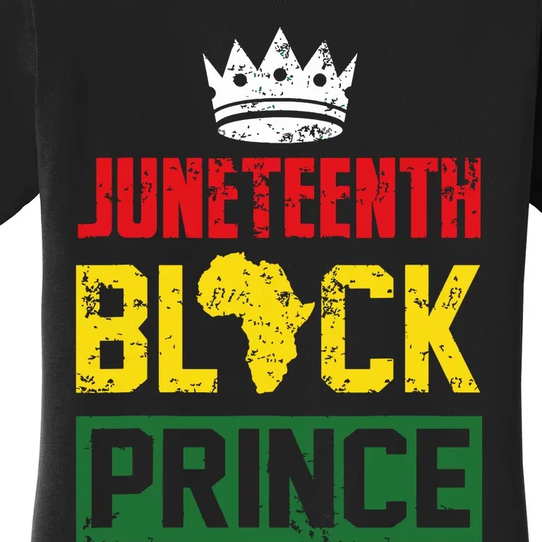 Juneteenth Afro American Boy Son Family Matching Juneteenth Women's T-Shirt