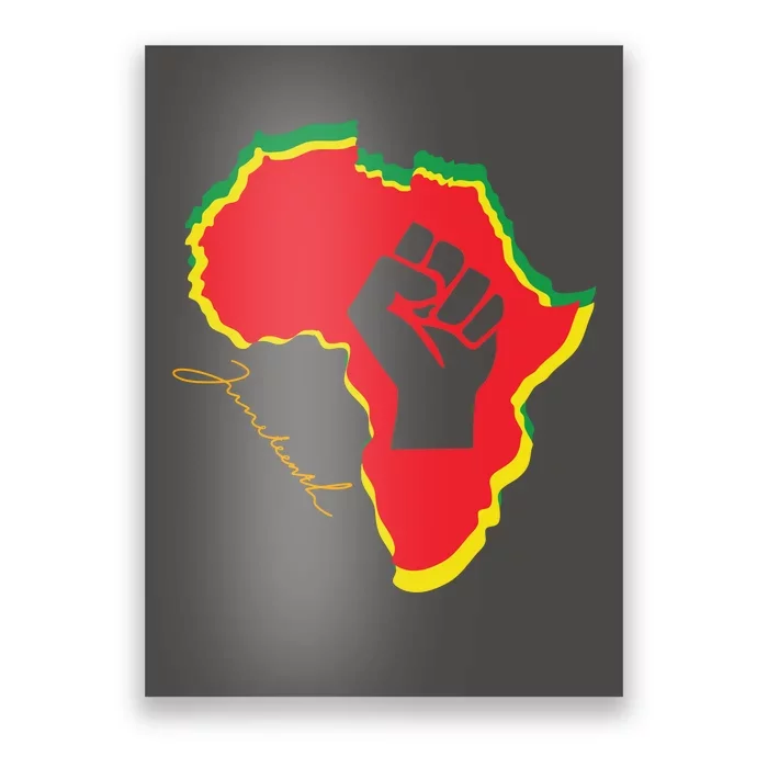 Juneteenth African American Pride Poster