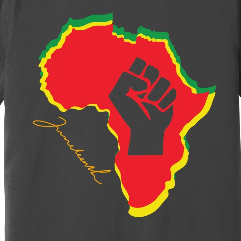 Juneteenth African American Pride Premium T-Shirt