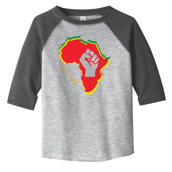 Juneteenth African American Pride Toddler Fine Jersey T-Shirt