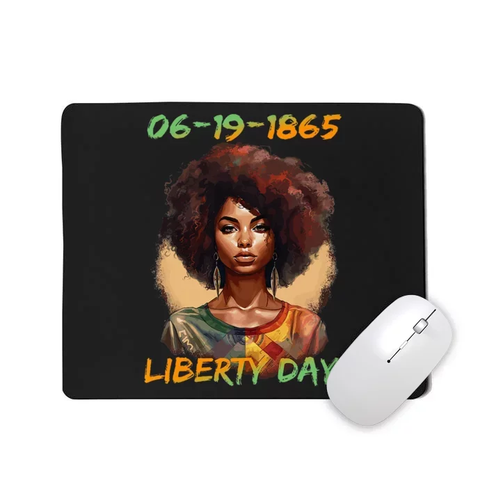 Juneteenth African American Wo Independence Day Mousepad