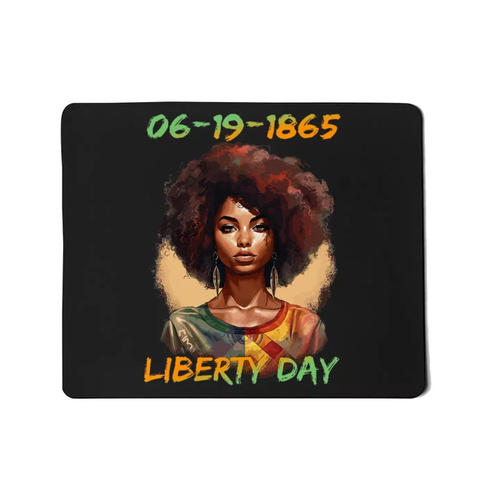 Juneteenth African American Wo Independence Day Mousepad