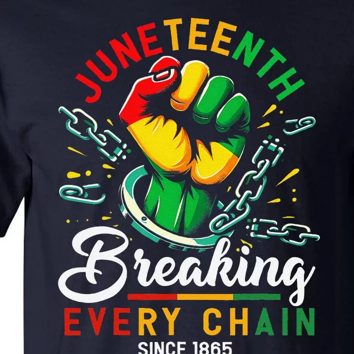 Juneteenth African American Freedom 1865 Tall T-Shirt