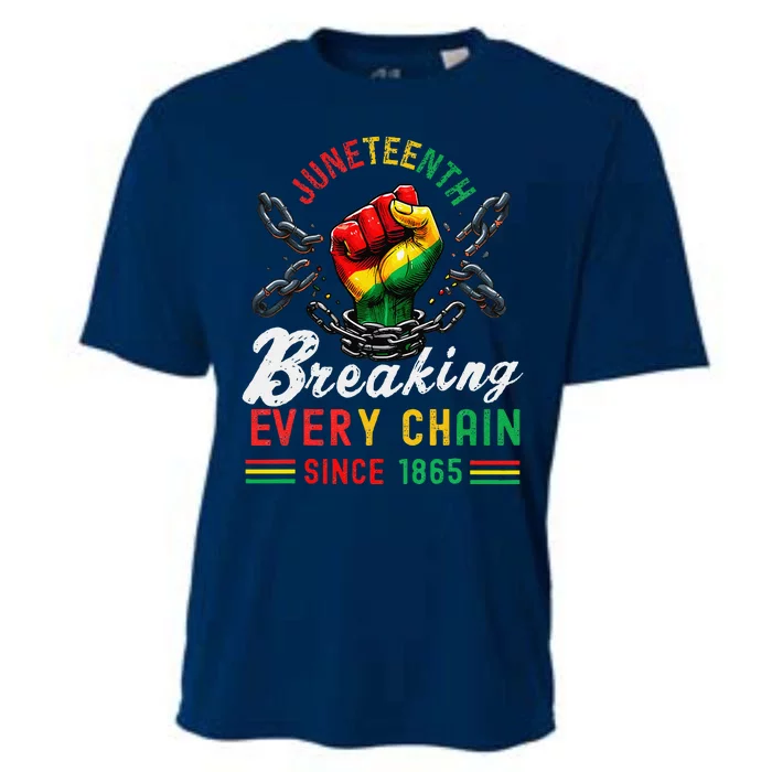 Juneteenth African American Freedom 1865 Cooling Performance Crew T-Shirt