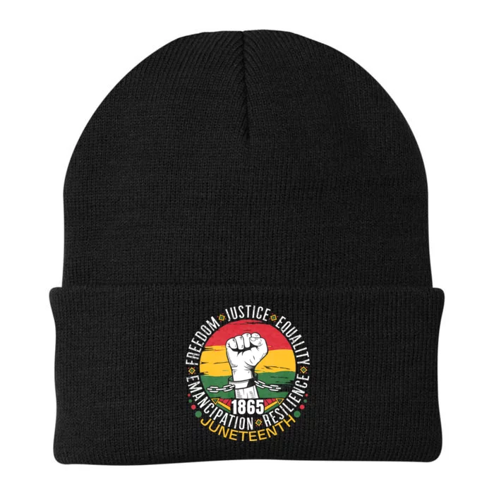 Juneteenth African American Black History 1865 Knit Cap Winter Beanie