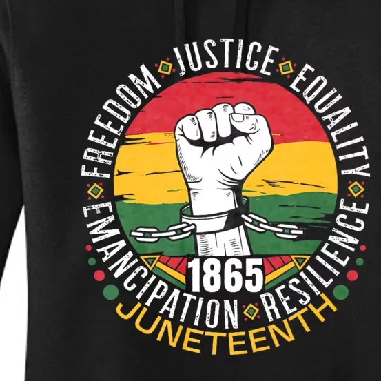 Juneteenth African American Black History 1865 Women's Pullover Hoodie