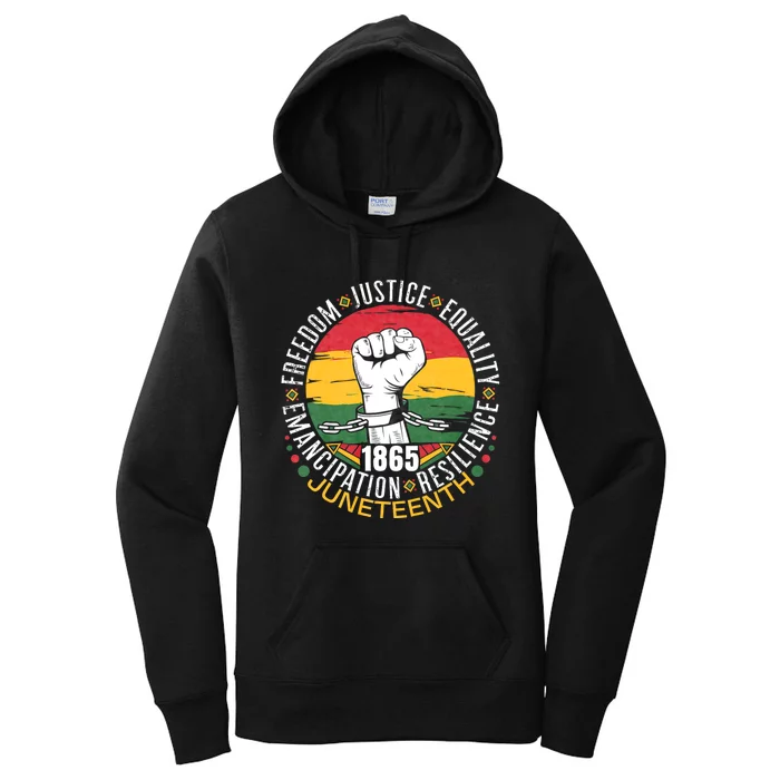 Juneteenth African American Black History 1865 Women's Pullover Hoodie