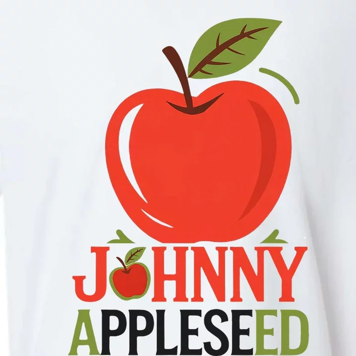 Johnny Appleseed Apple Day Sept 26 Orchard Nursery Sueded Cloud Jersey T-Shirt