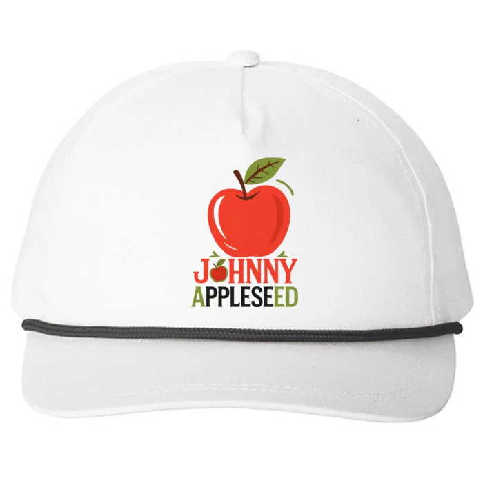 Johnny Appleseed Apple Day Sept 26 Orchard Nursery Snapback Five-Panel Rope Hat