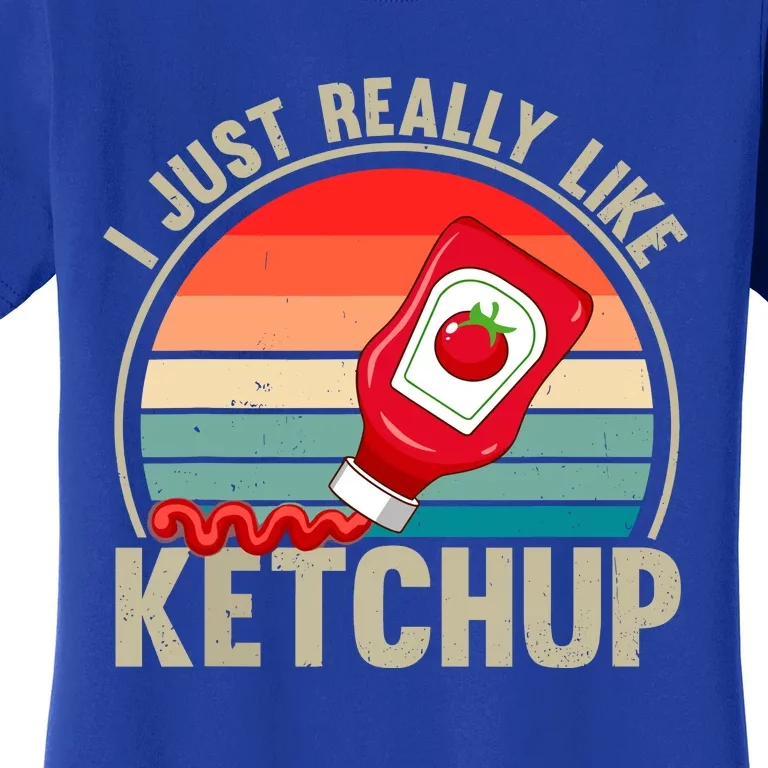 Just A Boy Who Loves K.E.T..C.H.U.P. Catsup Women's T-Shirt