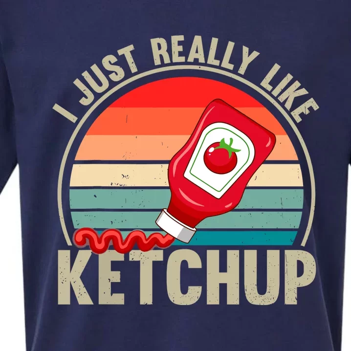 Just A Boy Who Loves K.E.T..C.H.U.P. Catsup Sueded Cloud Jersey T-Shirt