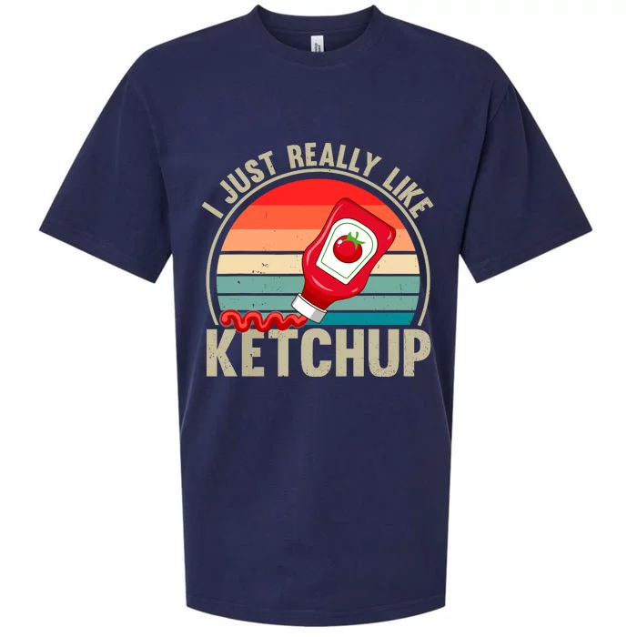 Just A Boy Who Loves K.E.T..C.H.U.P. Catsup Sueded Cloud Jersey T-Shirt