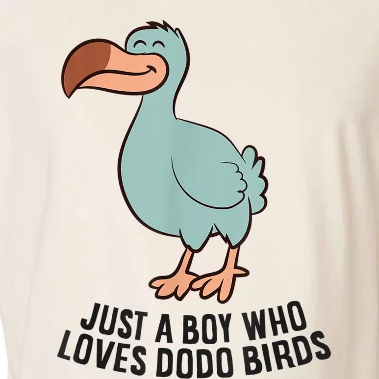 Just A Boy Who Loves Dodo Birds Garment-Dyed Women's Muscle Tee