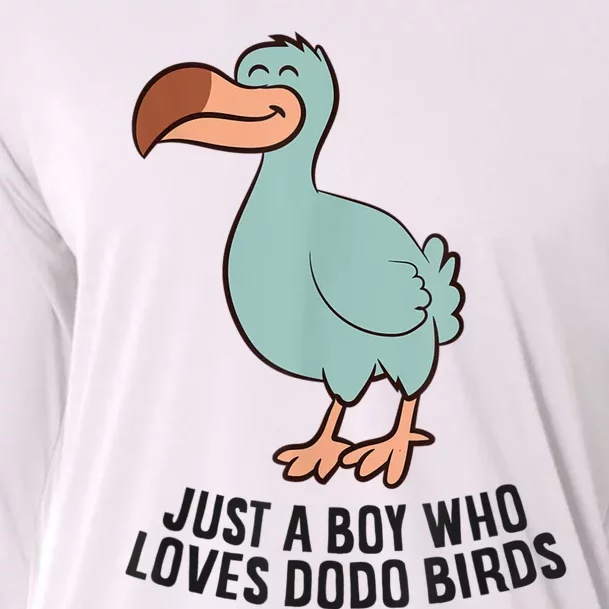 Just A Boy Who Loves Dodo Birds Cooling Performance Long Sleeve Crew