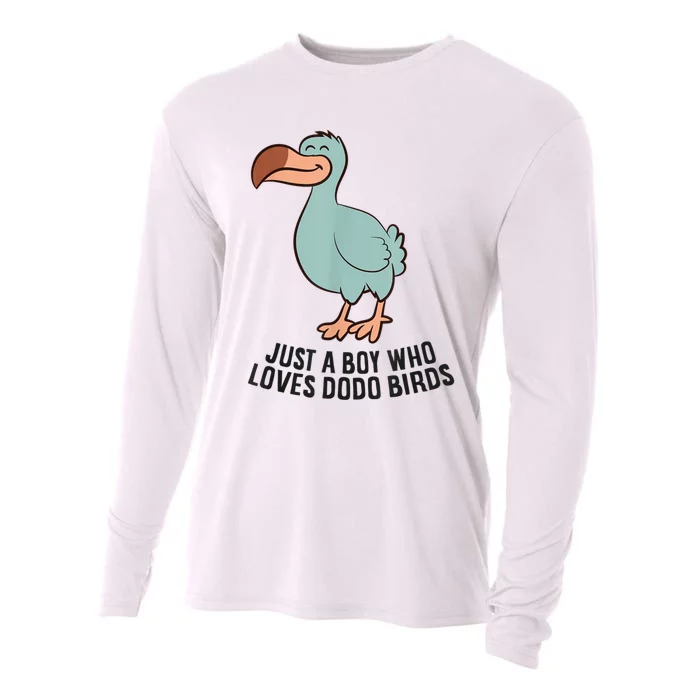 Just A Boy Who Loves Dodo Birds Cooling Performance Long Sleeve Crew