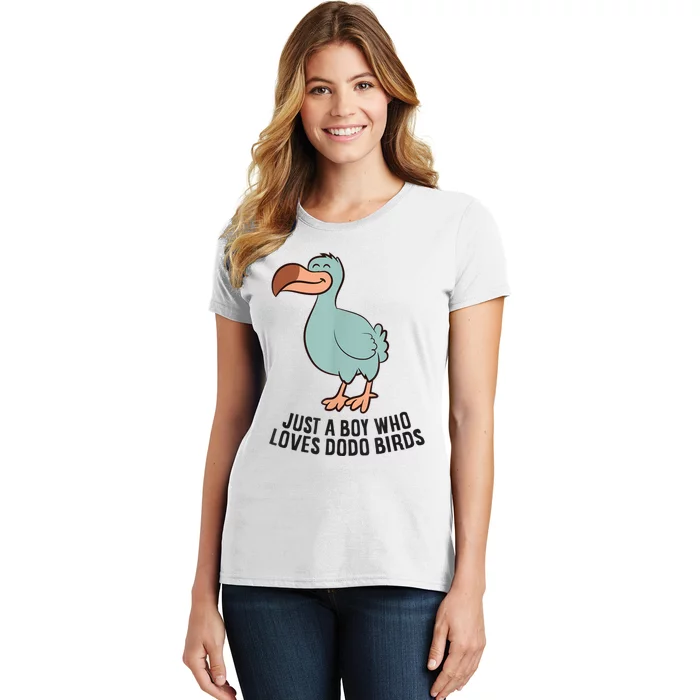 Just A Boy Who Loves Dodo Birds Women's T-Shirt