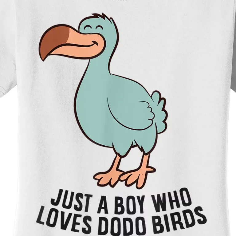 Just A Boy Who Loves Dodo Birds Women's T-Shirt