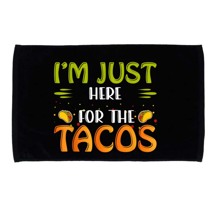 Just Here For The Tacos  4th Of July Microfiber Hand Towel