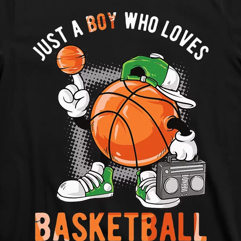 Just A Boy Who Loves Basketball T-Shirt