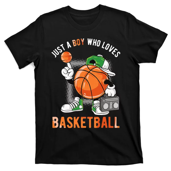 Just A Boy Who Loves Basketball T-Shirt