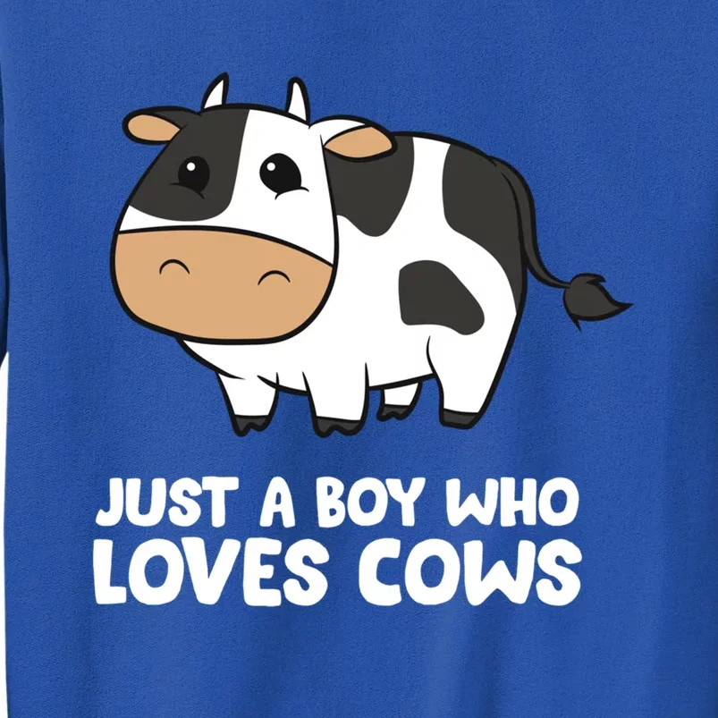 Just A Boy Who Loves Cows Gift Sweatshirt