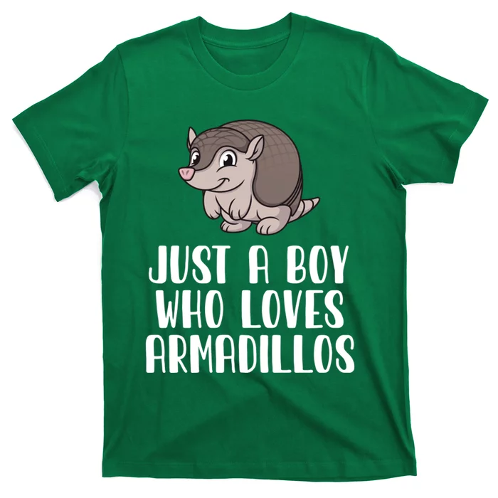 Just A Boy Who Loves Armadillos T-Shirt