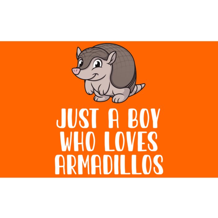 Just A Boy Who Loves Armadillos Bumper Sticker