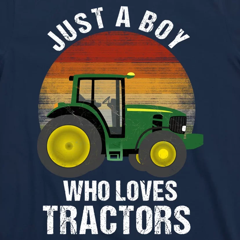 Just A Boy Who Loves Tractors T-Shirt