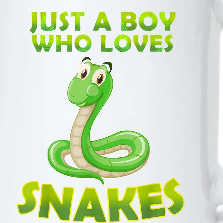 Just A Boy Who Loves Snakes Snake Lover Gift Black Color Changing Mug