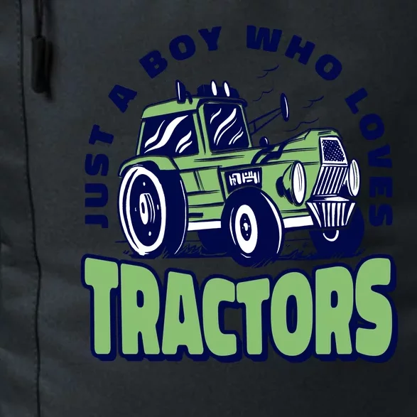 Just A Boy Who Loves Tractors Daily Commute Backpack