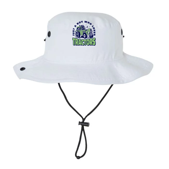 Just A Boy Who Loves Tractors Legacy Cool Fit Booney Bucket Hat