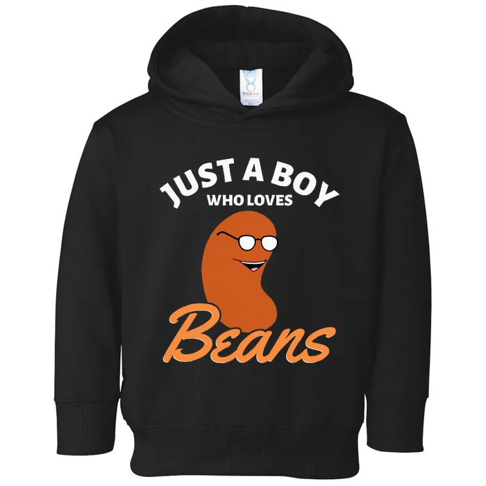 Just A Boy Who Loves Baked Beans Toddler Hoodie