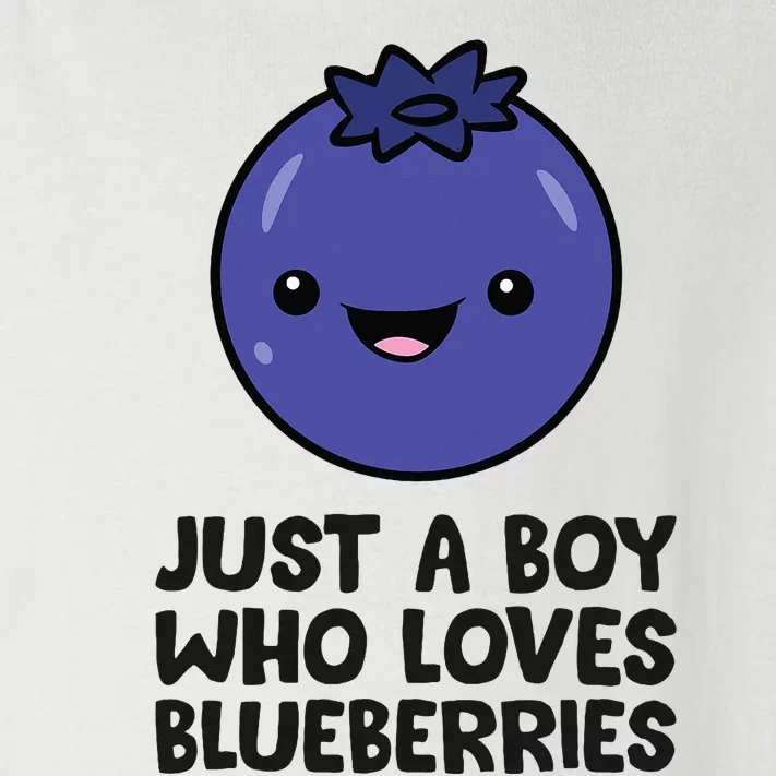 Just A Boy Who Loves Blueberries Toddler Long Sleeve Shirt