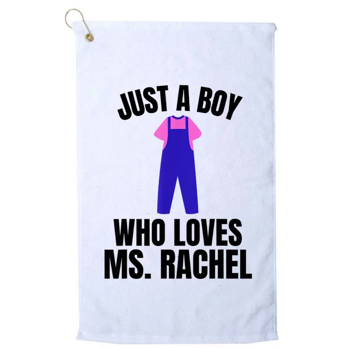 Just A Boy Who Loves Ms. Rachel Ms. Rachel Platinum Collection Golf Towel