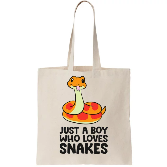 Just A Boy Who Loves Snakes Tote Bag