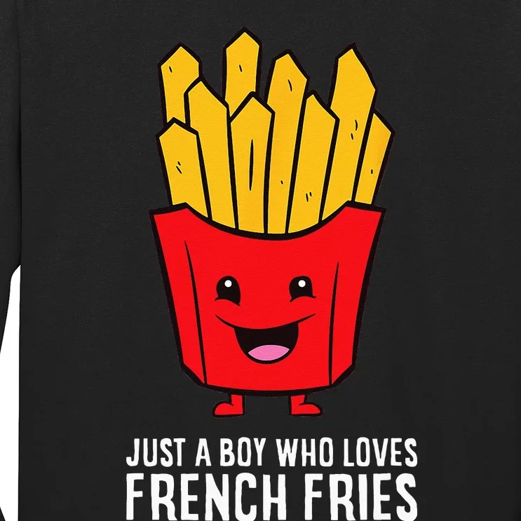 Just A Boy Who Loves French Fries Long Sleeve Shirt