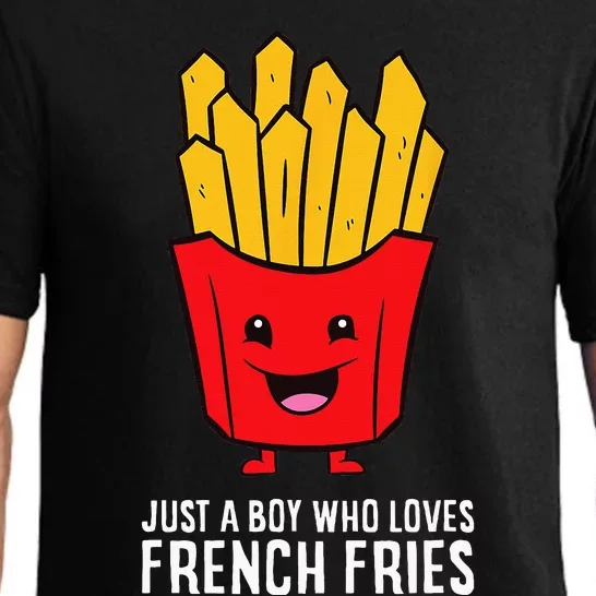 Just A Boy Who Loves French Fries Pajama Set