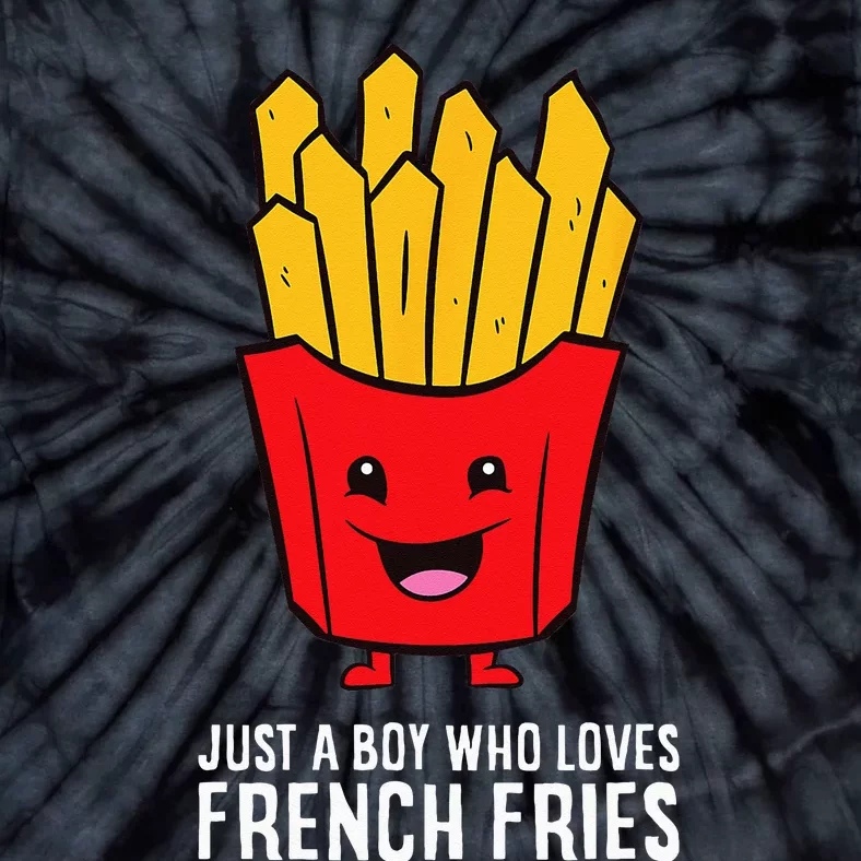 Just A Boy Who Loves French Fries Tie-Dye T-Shirt