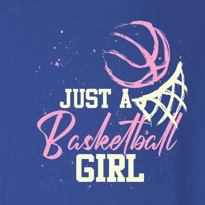 Just A Basketball Girl Basketball Toddler Long Sleeve Shirt