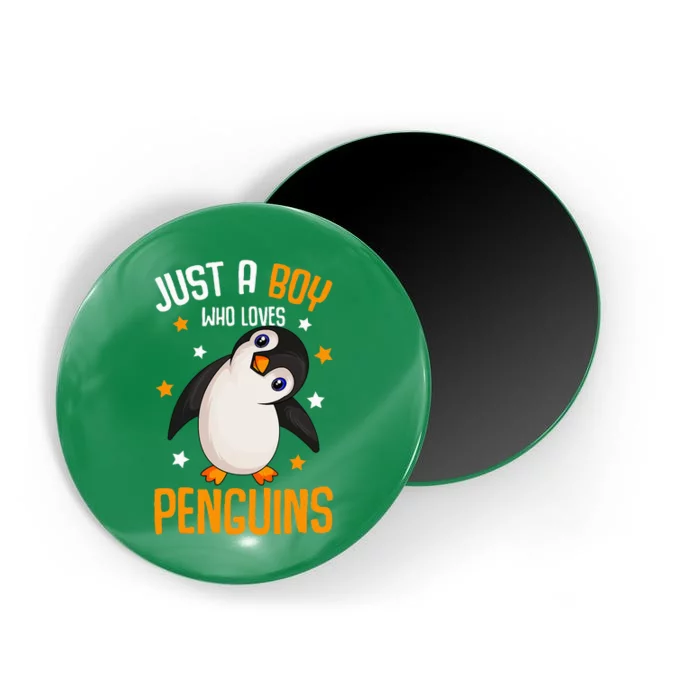 Just A Boy Who Loves Penguins Penguin Lover Magnet