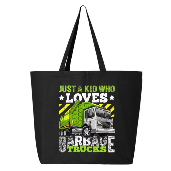 Just A Boy Who Loves Garbage Trucks 25L Jumbo Tote