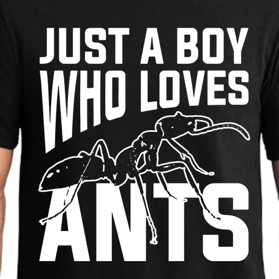 Just A Boy Who Loves Ants Pajama Set