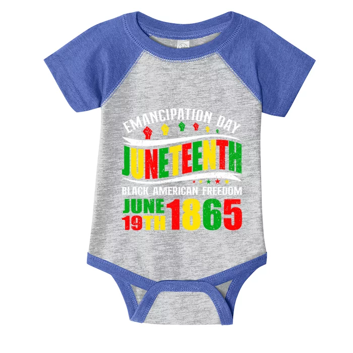 Juneteenth Ancestors Black African American Pride June 19 Gift Infant Baby Jersey Bodysuit