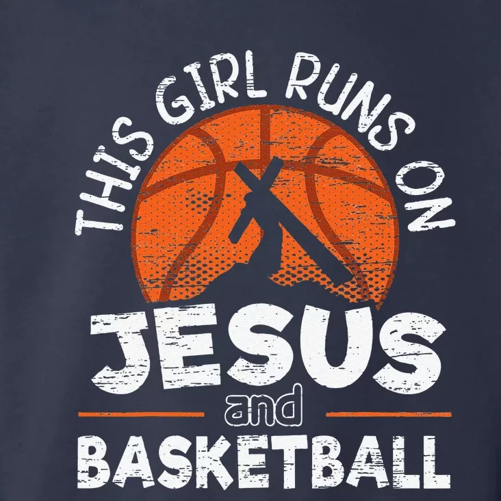 Jesus And Basketball Christian Hoop Junkie Religious Toddler Hoodie